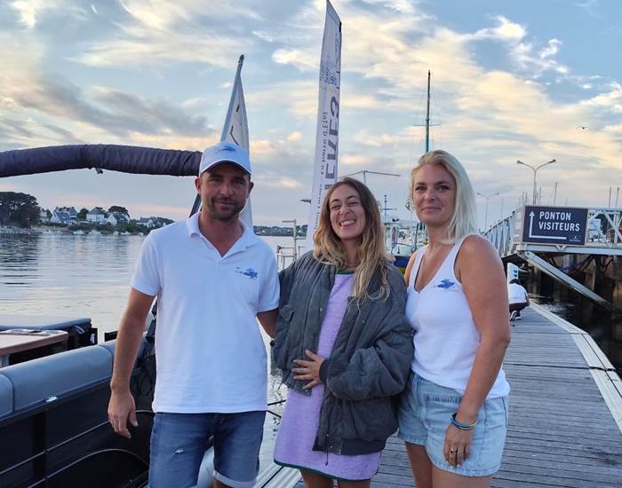 Retour au port et photo souvenir pour l'équipage du Riec'h