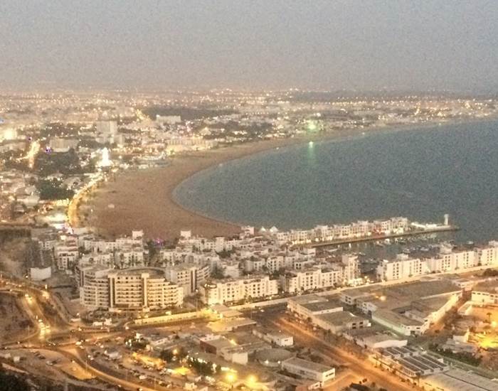 Vue magnifique Agadir Oufella