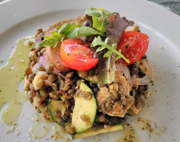 Salade de lentilles