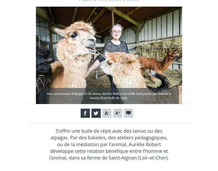 Une nouvelle ferme à Saint-Aignan