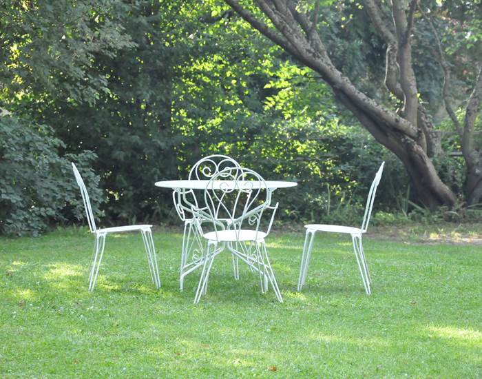 Jardin ambiance romantique