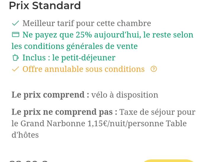 Tarif sur le site internet www.lecoqdunordmailhac.fr