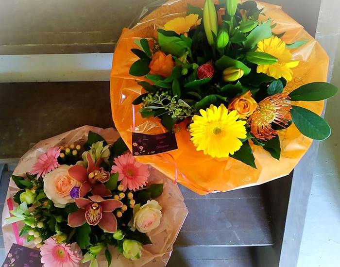 Bulle de Fleurs- Bouquet rond bulle  =  40 €