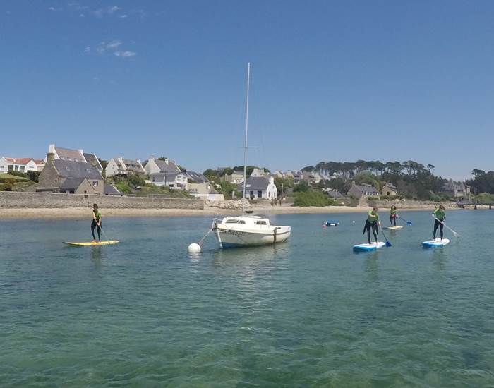 Paddle dans la Baie de Porspaul