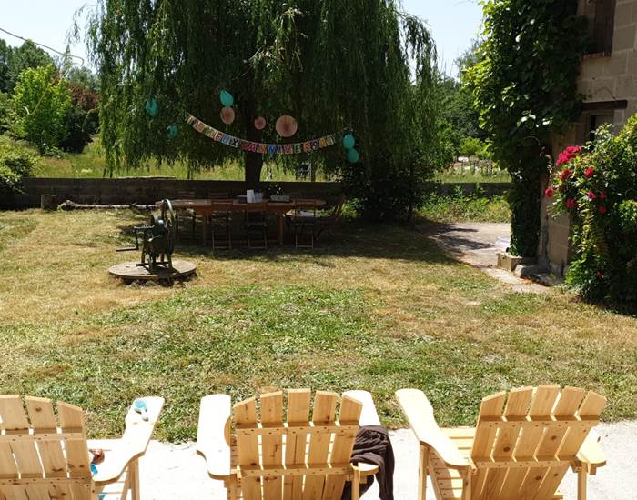 Terrasse et jardin