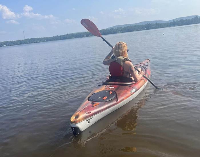 En Kayak sprint