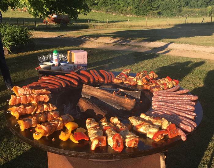 Soirée barbecue Domaine du Gravier Gramat
