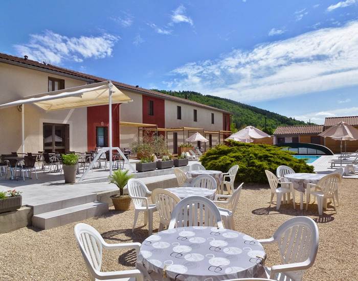 Terrasse extérieur / Petit déjeuner - Bar -