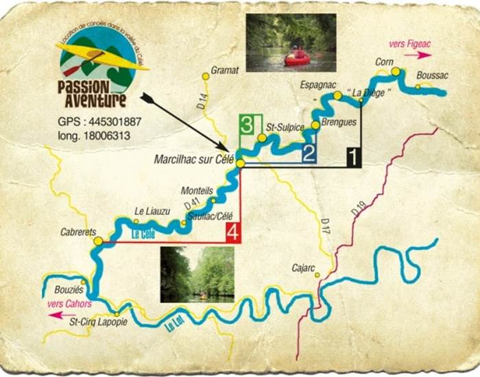 parcours canoë Vallée du Célé-page