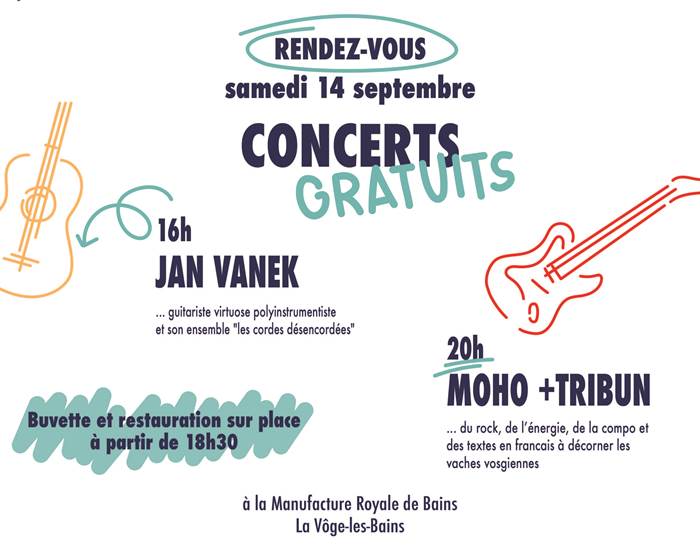 Concerts à la Manufacture Royale de Bains