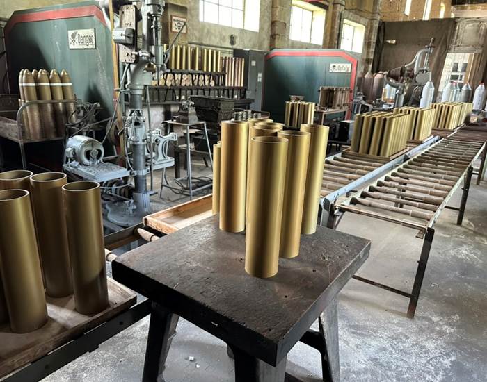 La Halle au charbon transformée en usine de fabrication d'obus