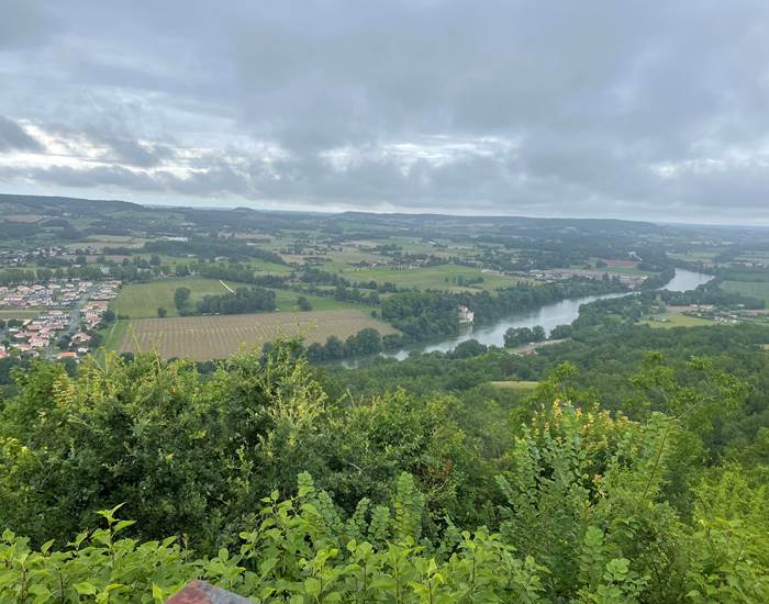 Penne d'Agenais Vue du Lot