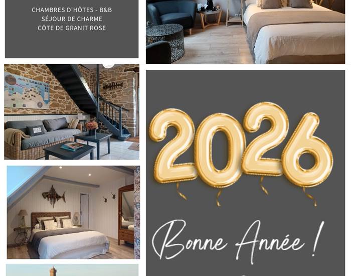 Bonne Année 2026 - Le Colombier Bretagne
