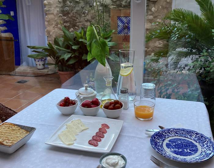 El  desayuno en invierno