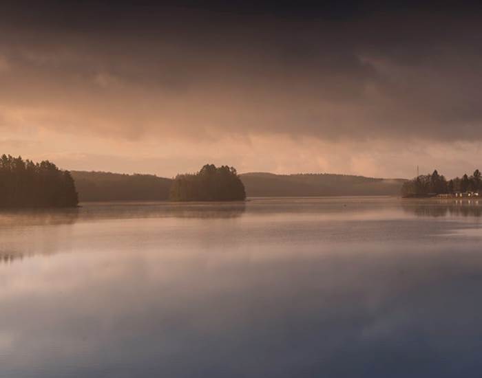 Le lac de la Triouzoune Neuvic en Corrèze