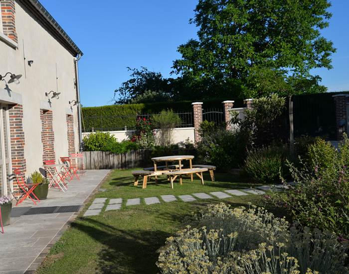 Gîte La Mélinothe à Paisy-Cosdon - Aube en Champagne - Vue depuis le jardin