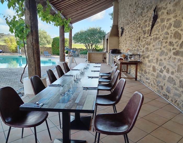 Table petit - déjeuner "Le Coq du Nord -Mailhac '