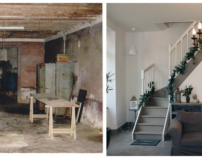 Avant/Après petit salon
