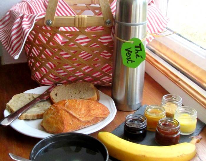 Panier p'tit déj SANS GLUTEN et/ou SANS produits laitiers