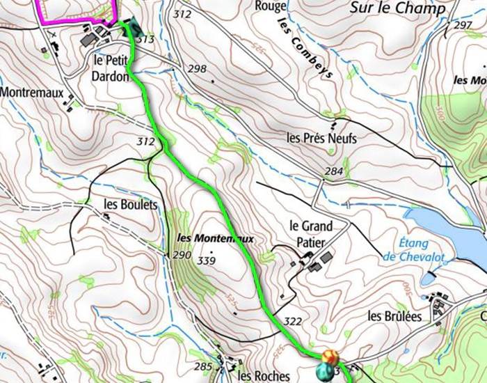 liaison itinéraire -hébergement