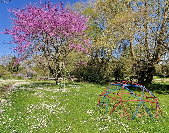L'aire de jeux du camping