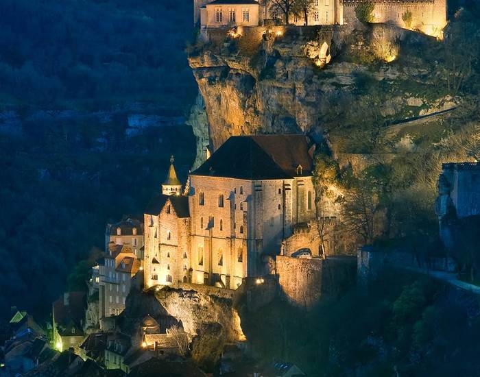 Cité de Rocamadour by night