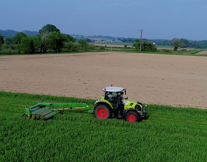 Fauche de l'herbe