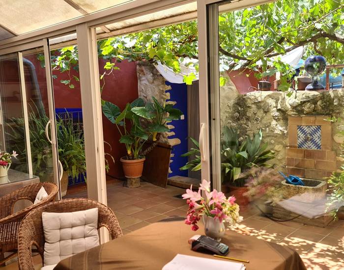 El patio interior