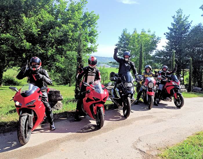L'équipe Ducati !