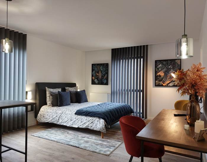 Studio 4 - Vue depuis l'entrée