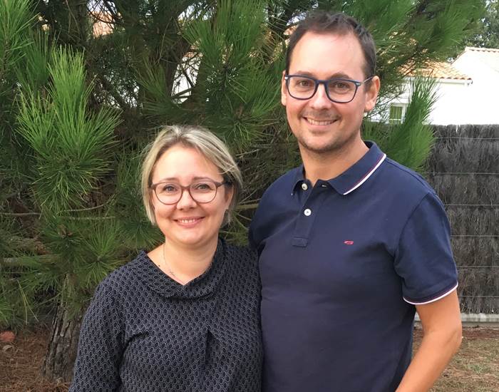 David et Géraldine au Gite du Petit Poucet à Saint Hilaire de Riez