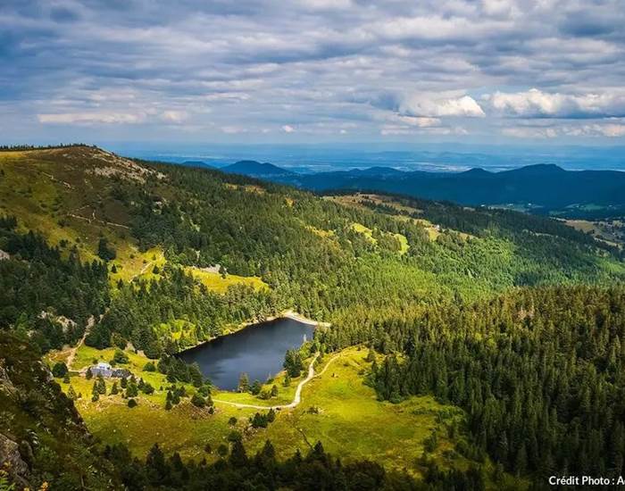 Le lac du Forlet, dit aussi "lac des Truites"