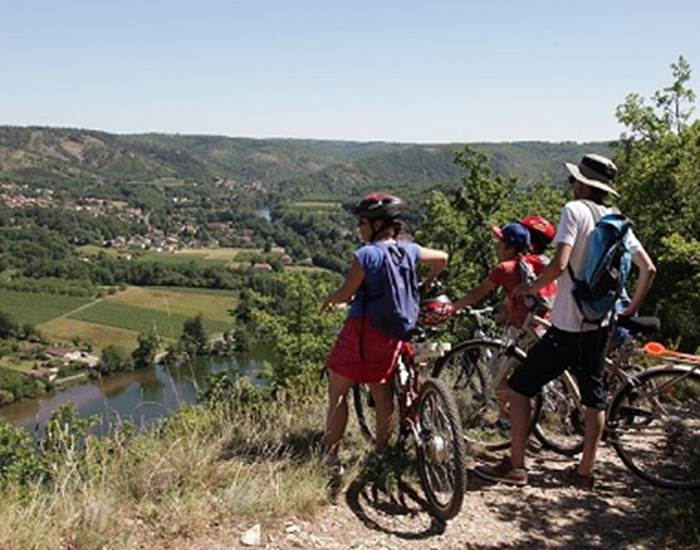 A vélo dans la vallée du Lot