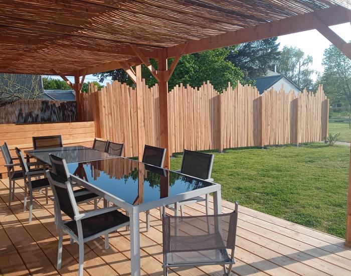 Le Répit de l'Oust - Terrasse exposée Ouest