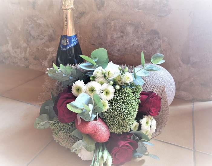 bouquet champagne