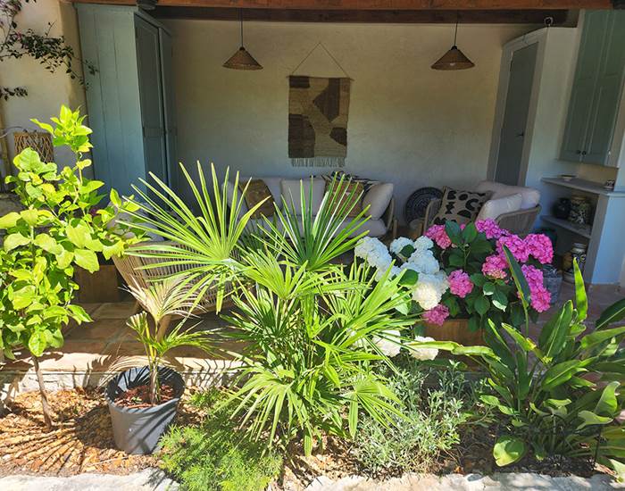 Terrasse du jardin