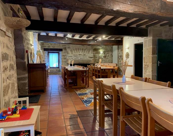 salle de réception Grand Gîte Ty Bihui Bretagne