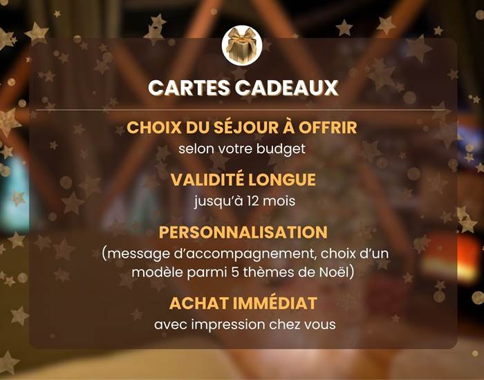 Nos cartes cadeaux personnalisables