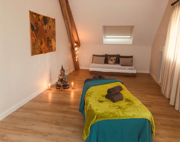 Gîte La Mélinothe à Paisy-Cosdon - Aube en Champagne - Table de massage