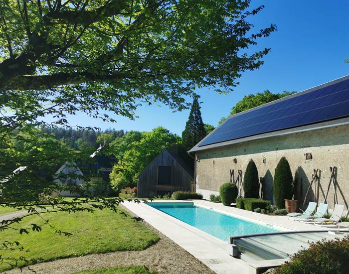 piscine extérieure chauffée