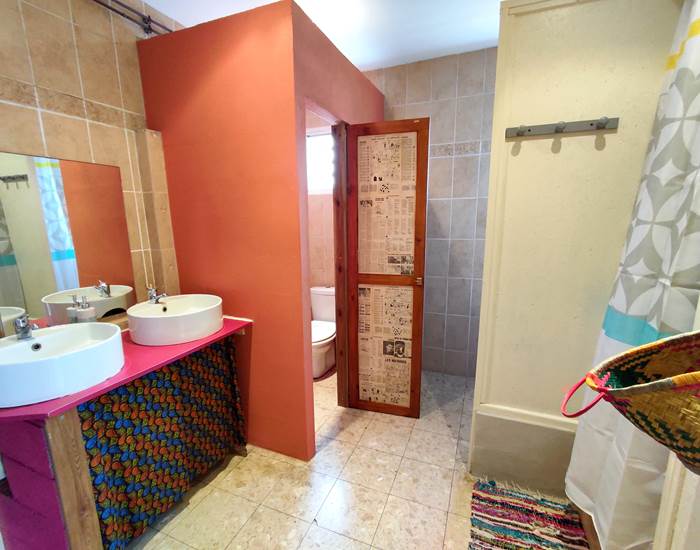 La salle de bain à partager