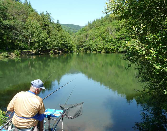 Pêche sur le lac