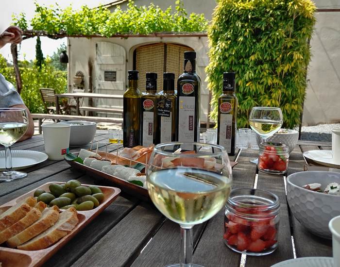 Dégustation d'huile d'olives du Mas D'Antonin