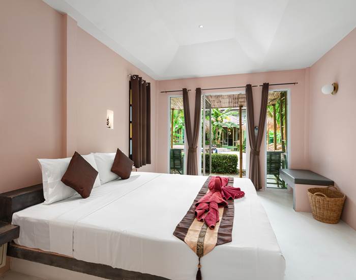 Chambre Hibiscus Rouge