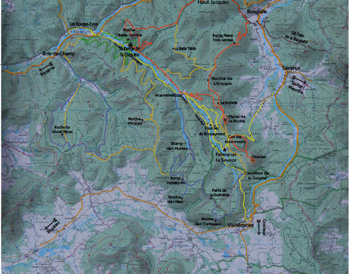 carte randonnée