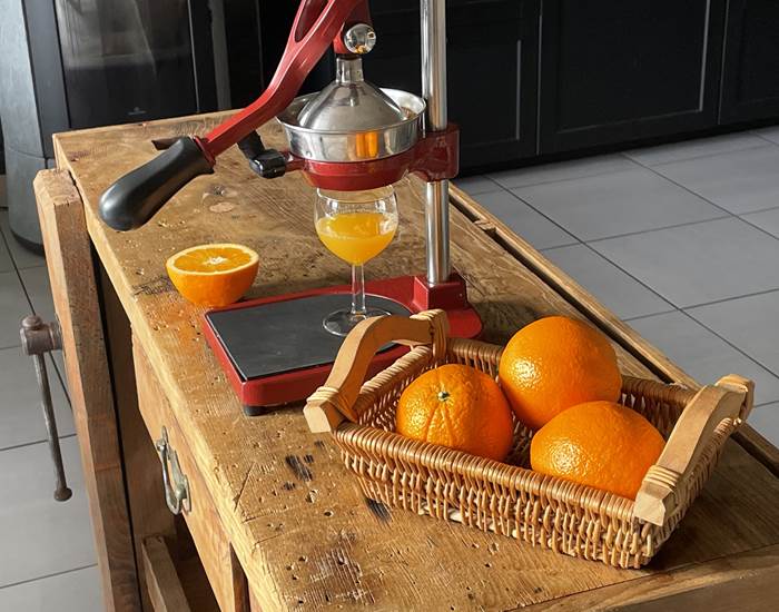 Jus d'orange frais