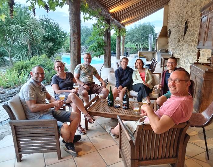 La convivialité des tables d'hôtes à Le Coq du Nord -Mailhac