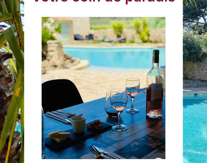 Un petit coin de paradis au cœur des vignes