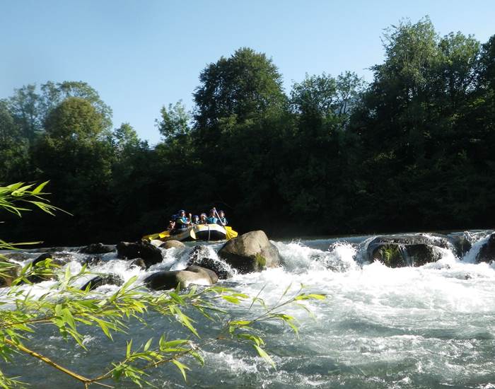 sensation rafting evasi'eau Argeles Gazost
