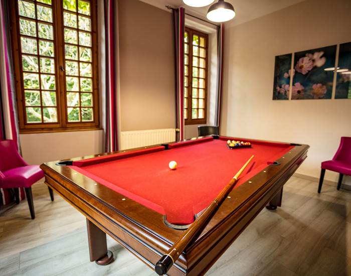 Hostellerie du grand duc salle de billard